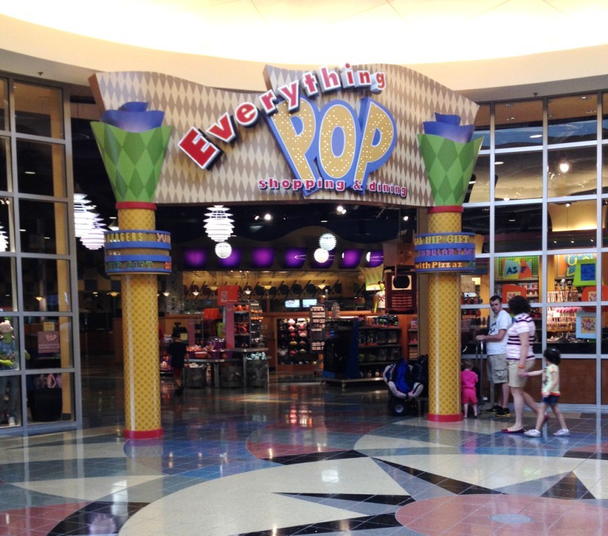 Everything POP shopping area and dining at Pop Century Food Court