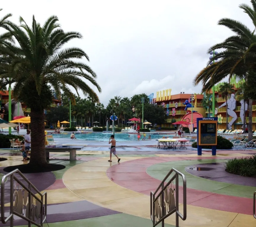 Main feature pool at pop century resort