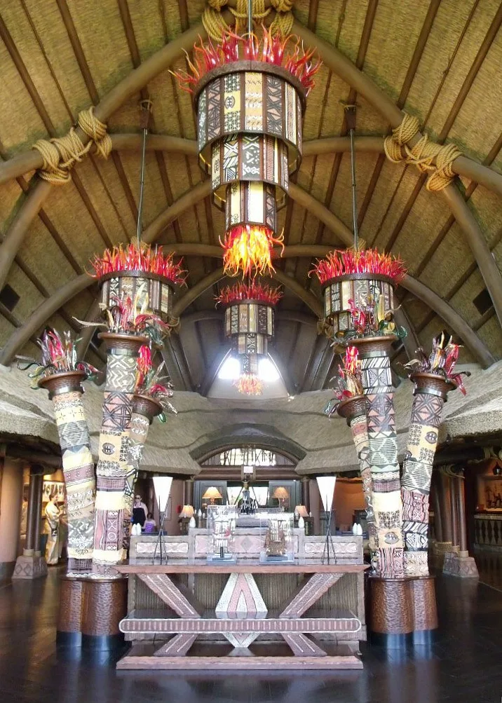 Lobby of Disney's Animal Kingdom Lodge - Kidani Village