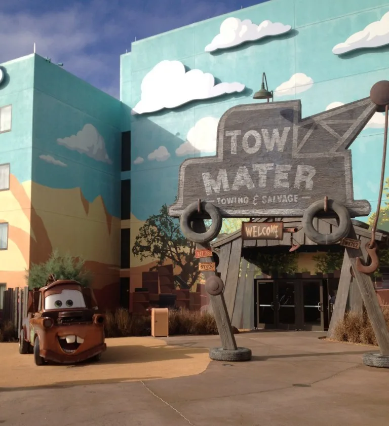art of animation cars area