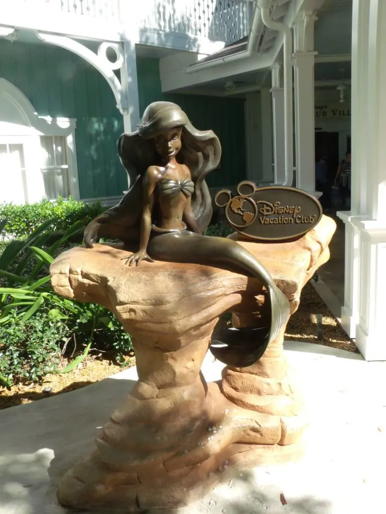 Ariel Disney Vacation Club Statue