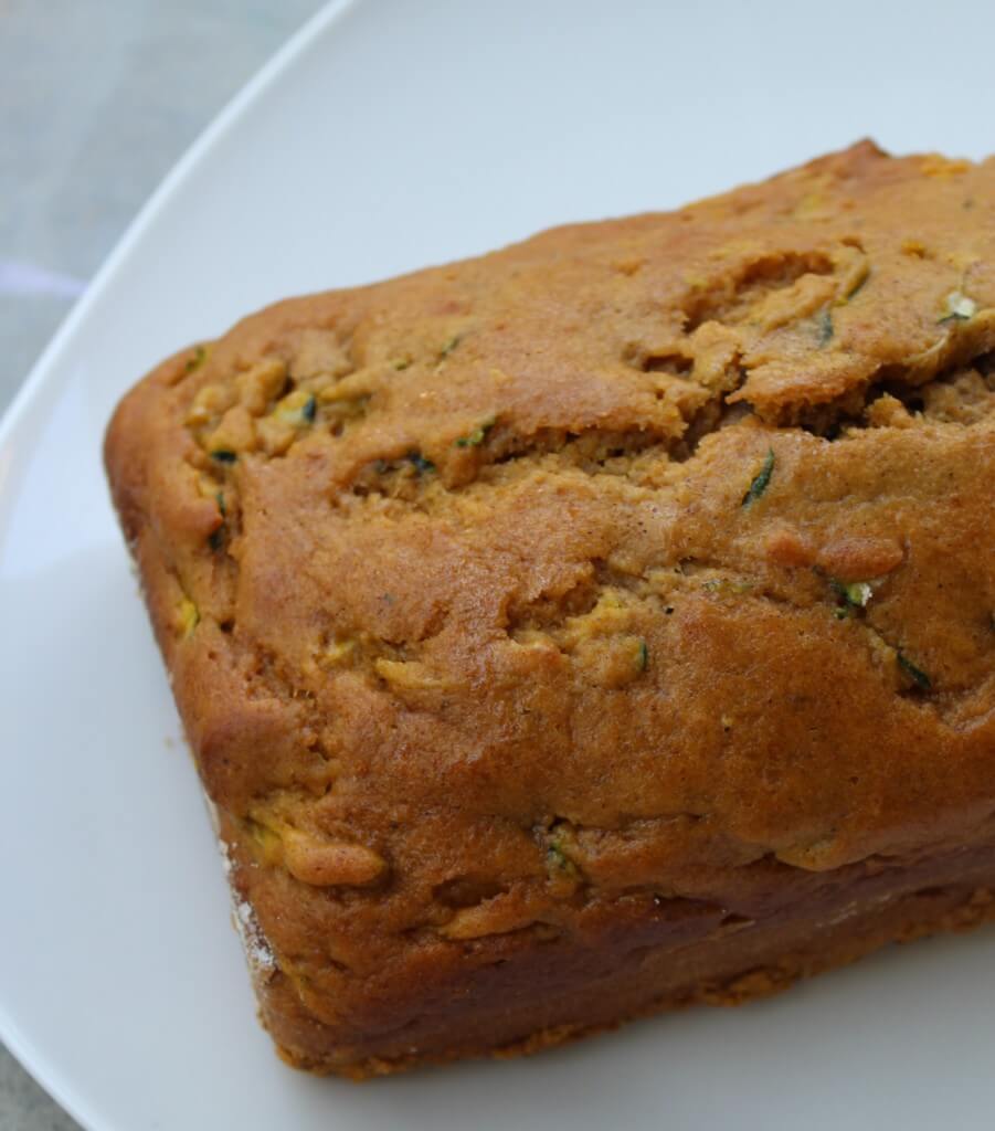 pumpkin zucchini bread Loaf