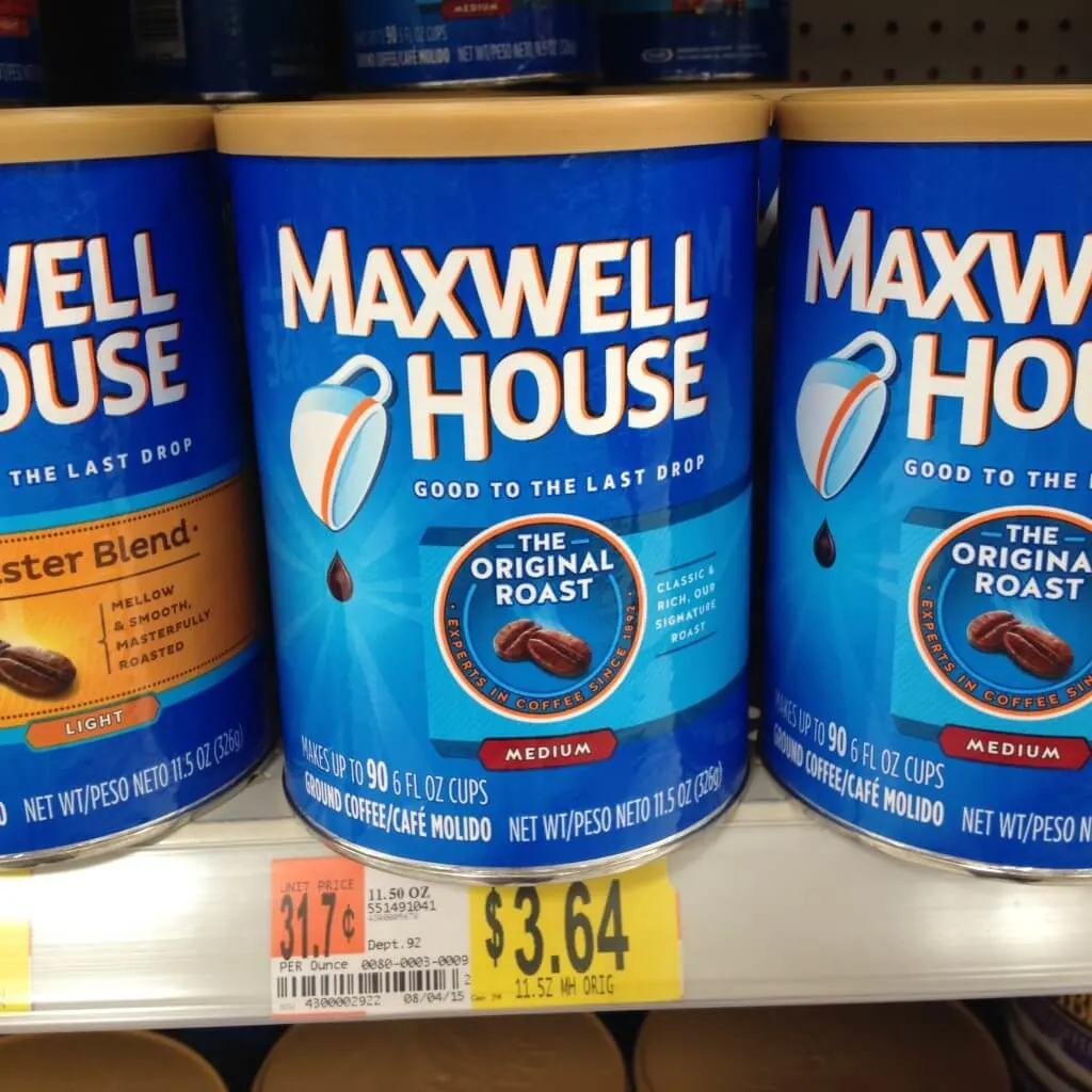 Can of Maxwell House Coffee