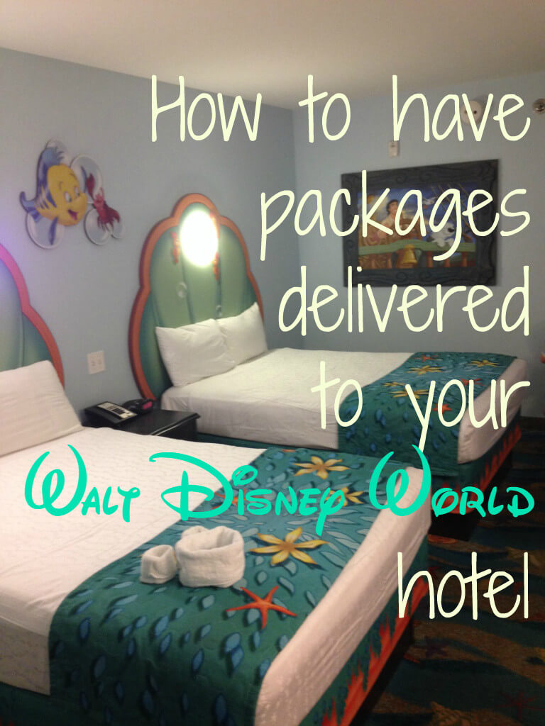 how to have packages delivered to your walt disney world hotel pinterest image