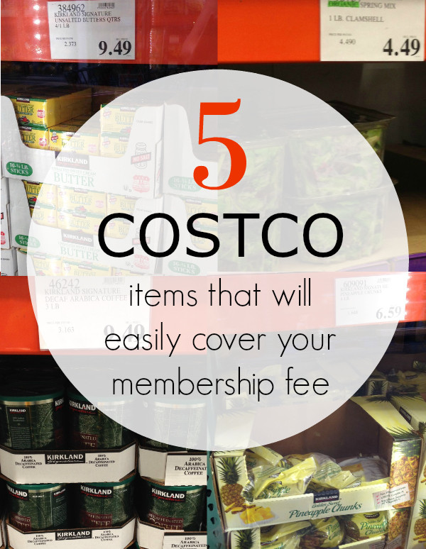 5 costco items that will easily cover your membership fee Pinterest image