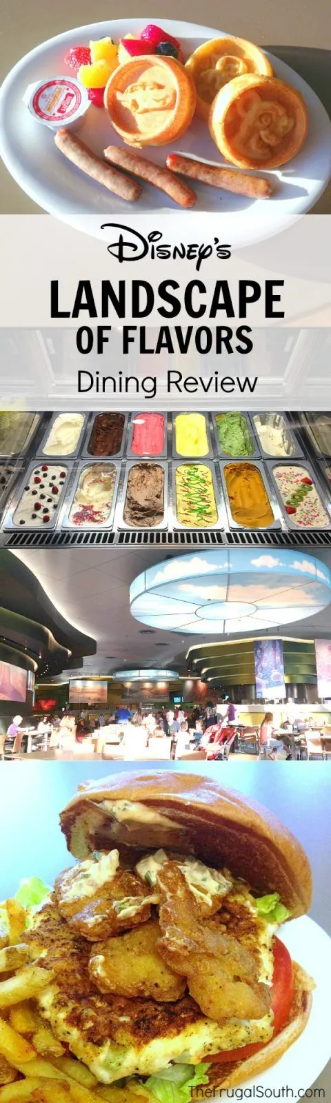 Disney's Landscape of Flavors Dining Review Pinterest Image
