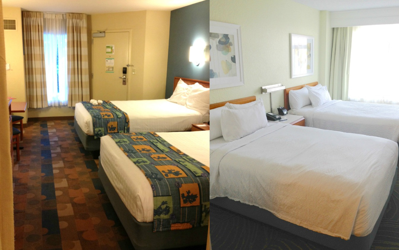 hotel comparison photos