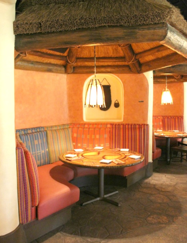 Sanaa restaurant interior - disney world free dining 2020