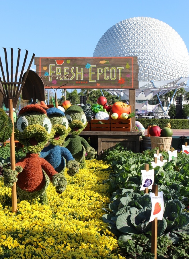 duck topiaries epcot flower and garden festival with kids
