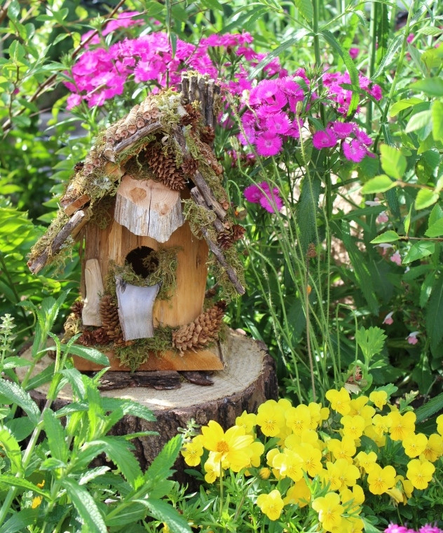 fairy house at epcot flower and garden festival