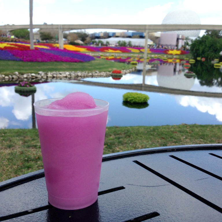 violet lemonade at epcot flower and garden festival