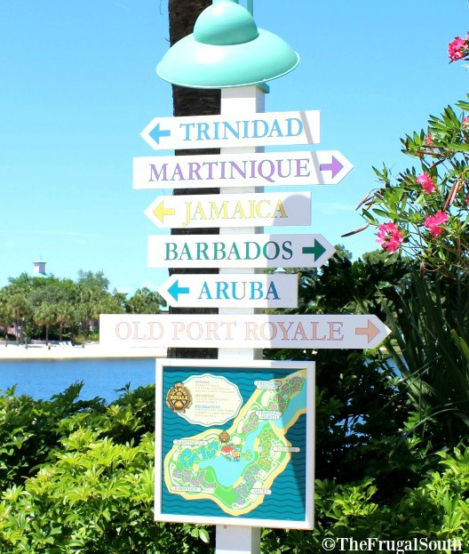 resort direction signage