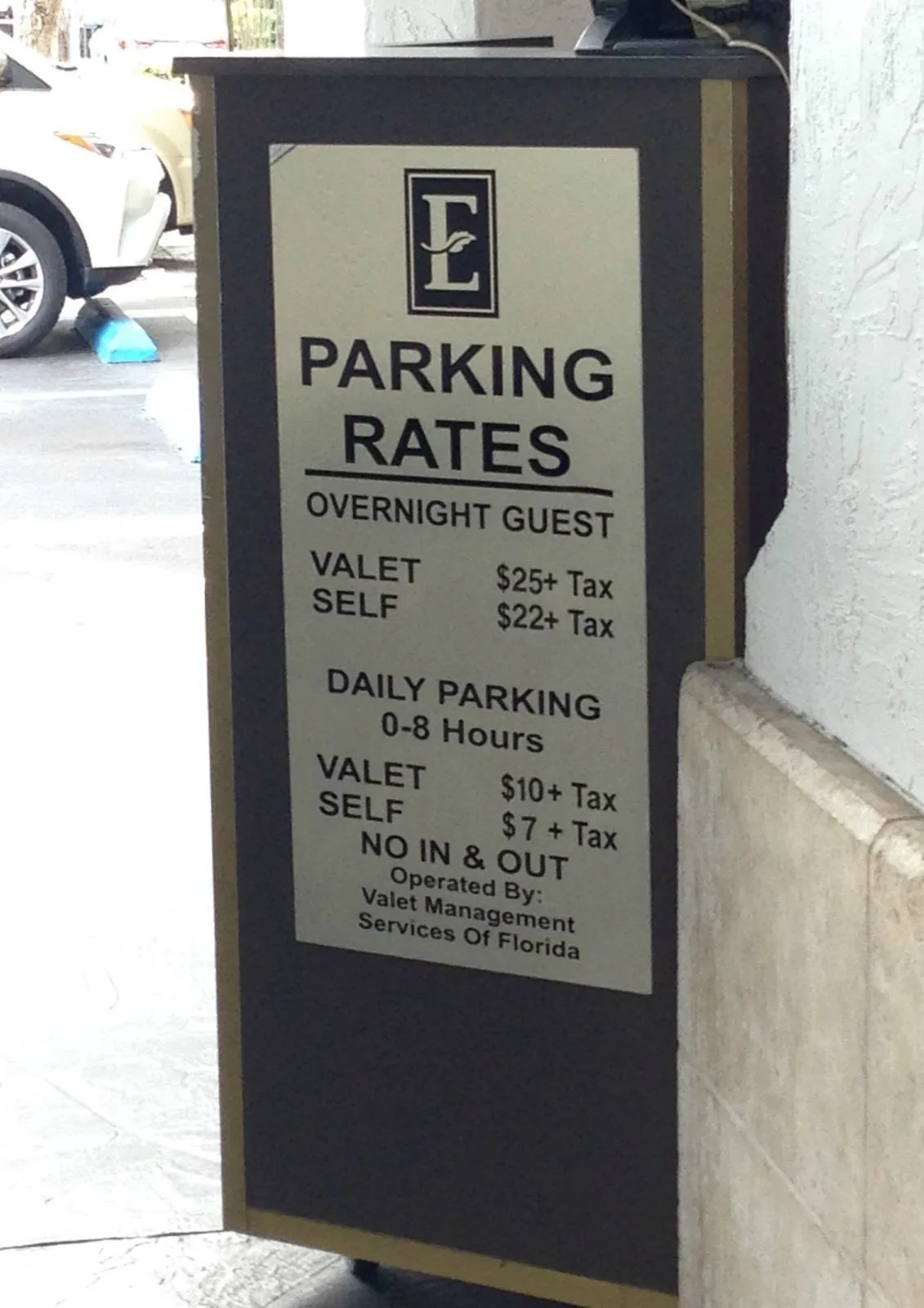 hotel valet