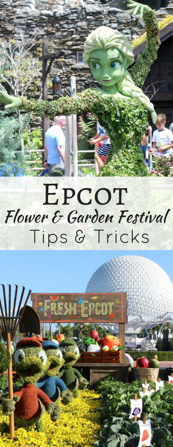 Tips for visiting the popular Epcot Flower and Garden Festival with kids! #disneyworld #familytravel