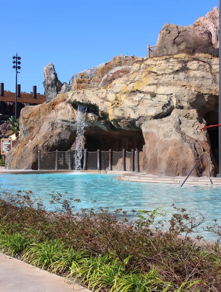 waterfall and resort pool