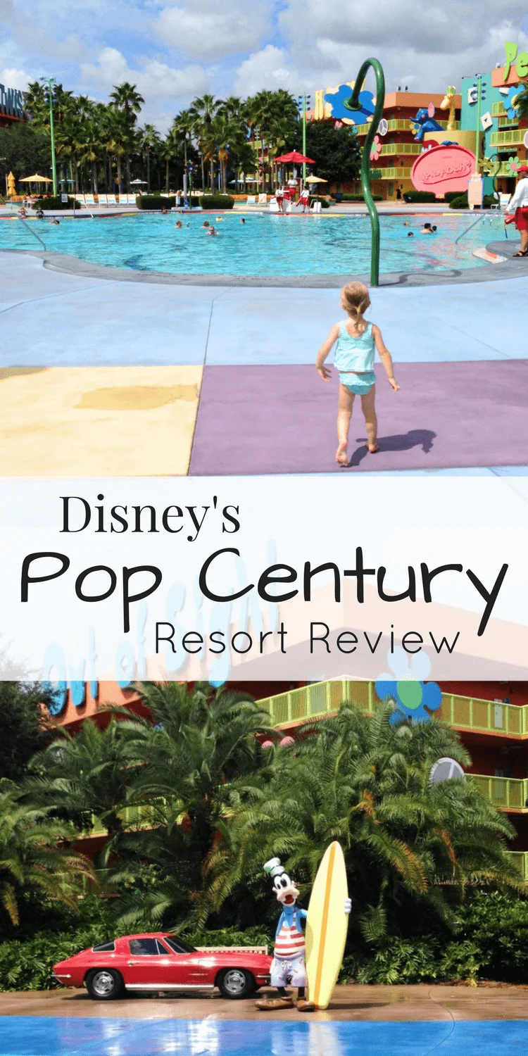 A thorough review of Disney's Pop Century resort! Lots of photos and descriptions of the rooms, pools, and amenities at this Value resort in this Pop Century Resort review. #disneyworld #familytravel