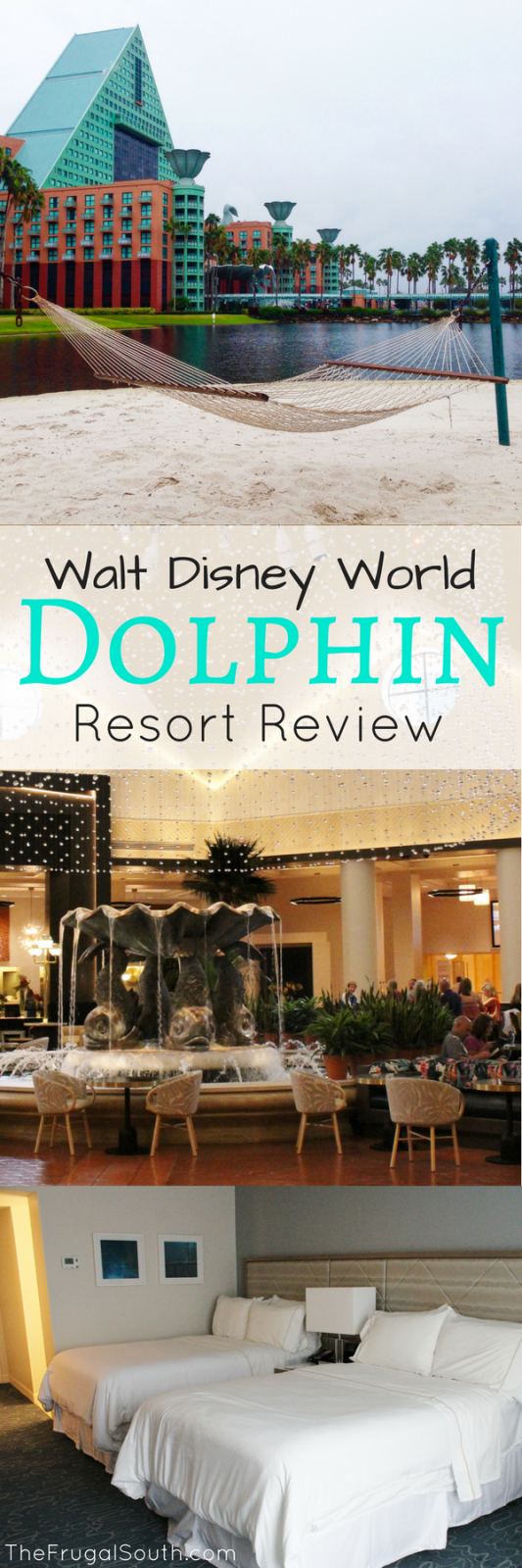 Pros and cons of the Walt Disney World Dolphin, a non-Disney resort located on Disney property! There is so much to know about this unique hotel. A thorough resort review of the Disney Dolphin. #disneyworld 