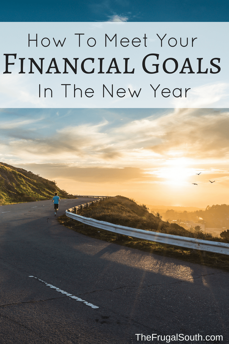 how to meet your financial goals in the new year pinterest image