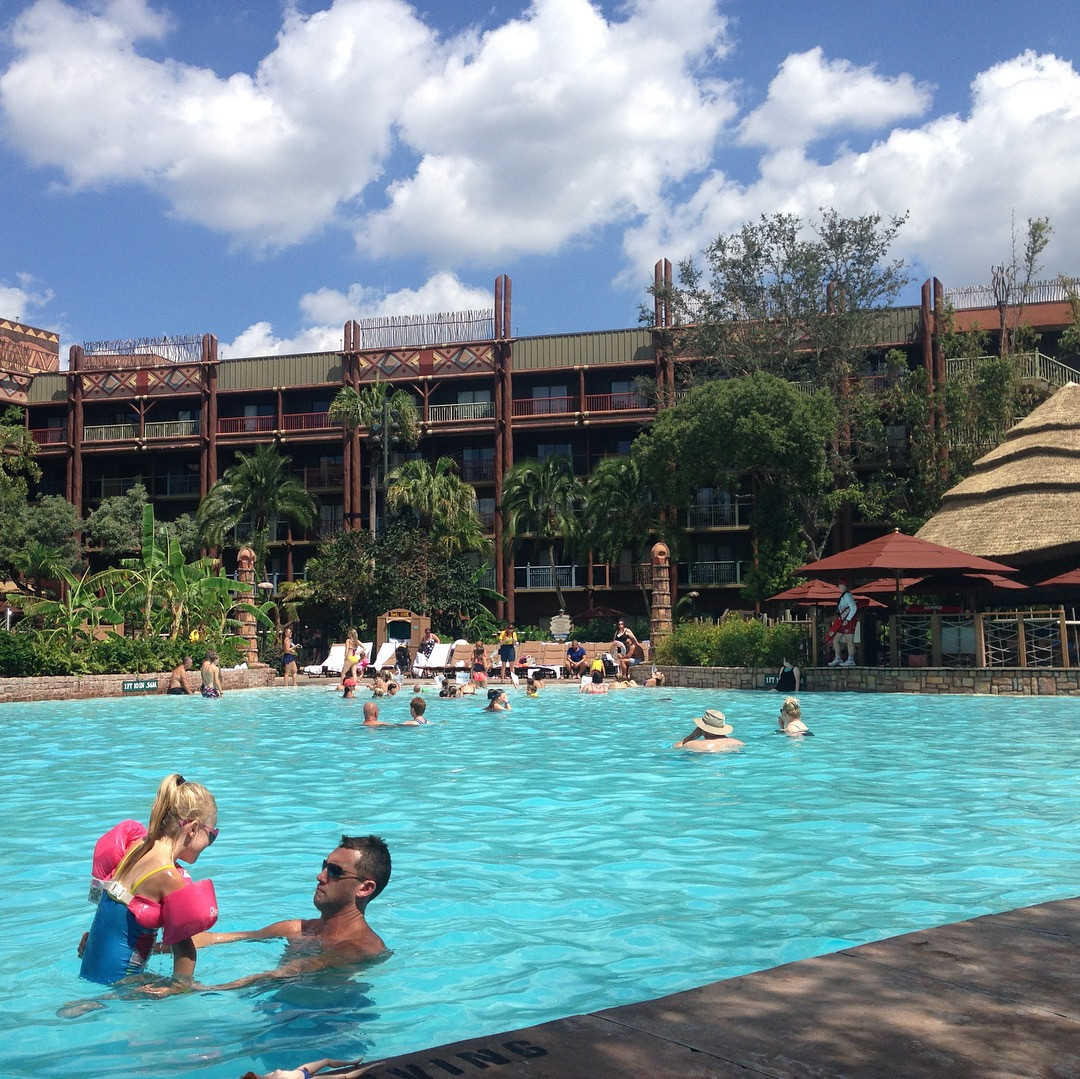 Disney's Animal Kingdom Lodge Jambo House and feature pool