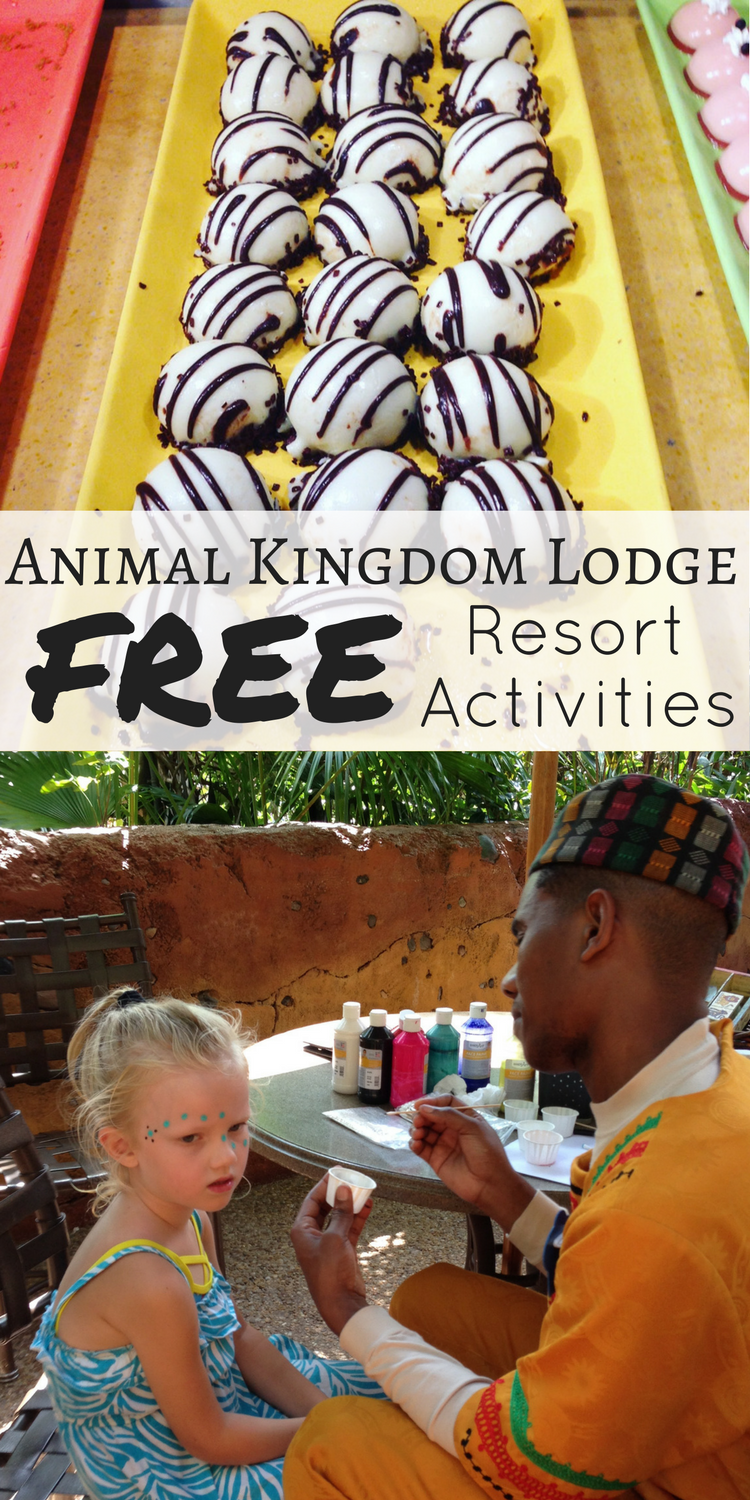 An overview of the amazing FREE resort activities at Disney's Animal Kingdom Lodge! Cookie decorating, face painting, tours, and more, all for free!