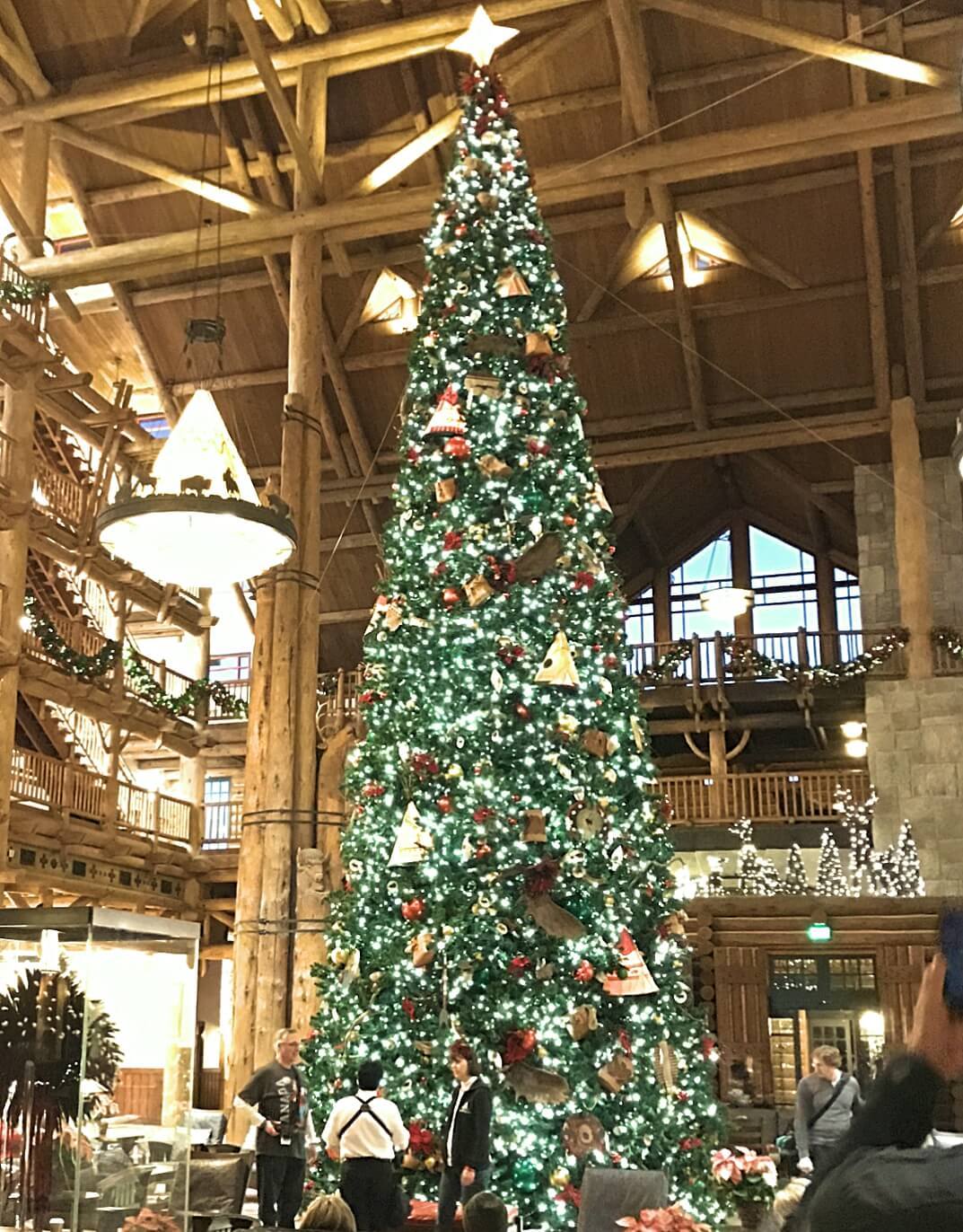 Christmas Tree at Disney's Wilderness Lodge 