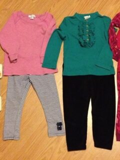 children's books and numerous children's outfits