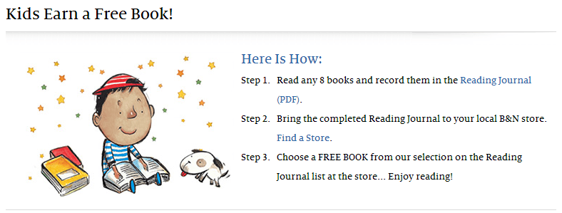 Kids Earn a Free Book How to Image