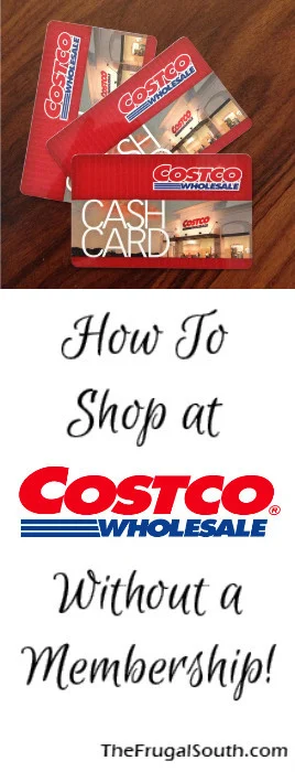 How to Shop at Costco without a Membership Pinterest Image