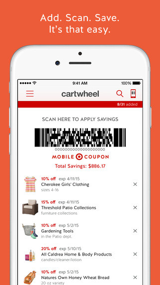 target cartwheel app