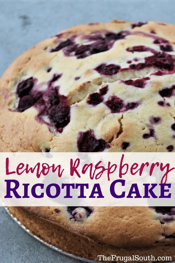 Easy Lemon Raspberry Ricotta Cake