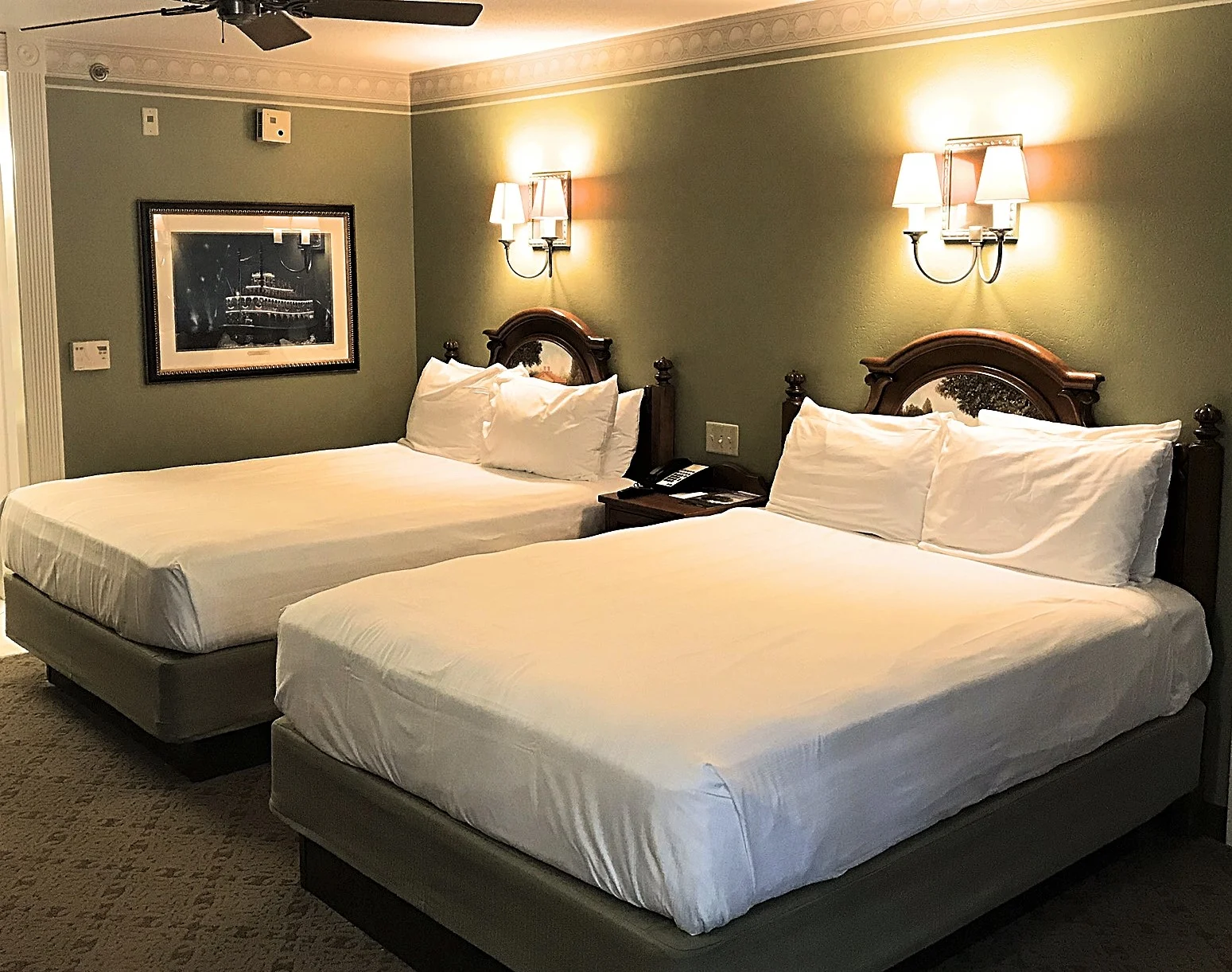 standard room at Disney's port orleans riverside resort