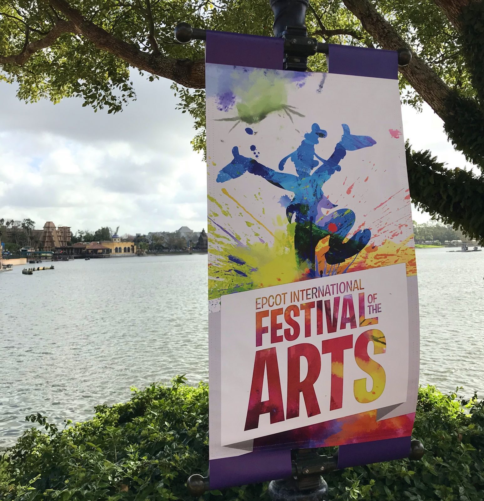 Festival of the Arts sign in epcot