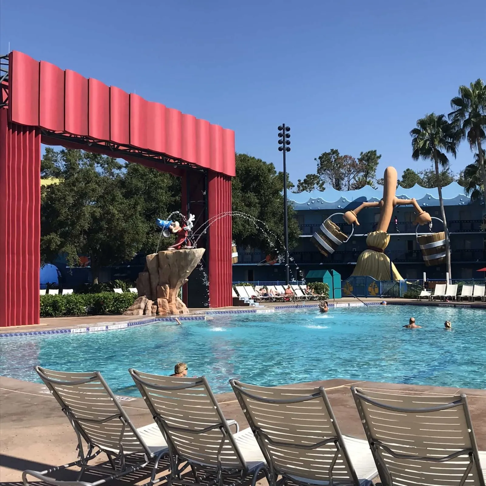 Pool at Disney's All-Star Movies resort