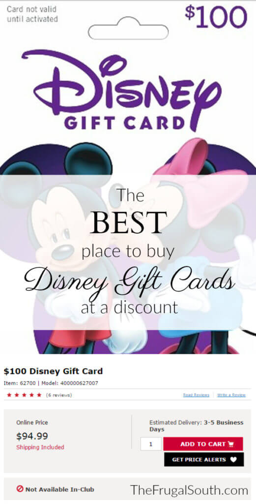 Discount Disney Gift Cards The BEST Deals & Where To Get