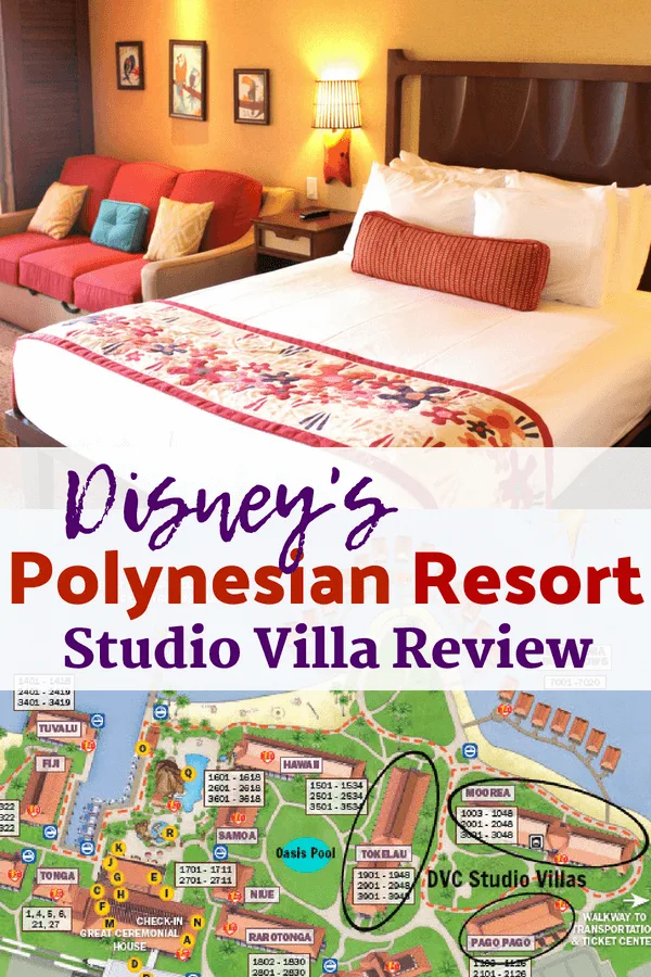Disney's Polynesian Resort Studio Villa Review Pinterest Pin
