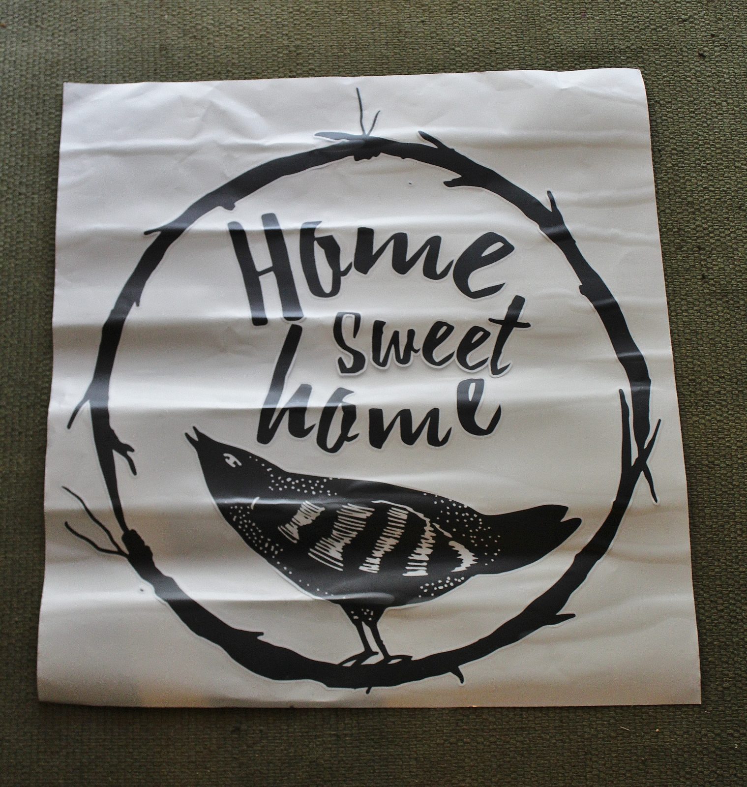 home sweet home decal