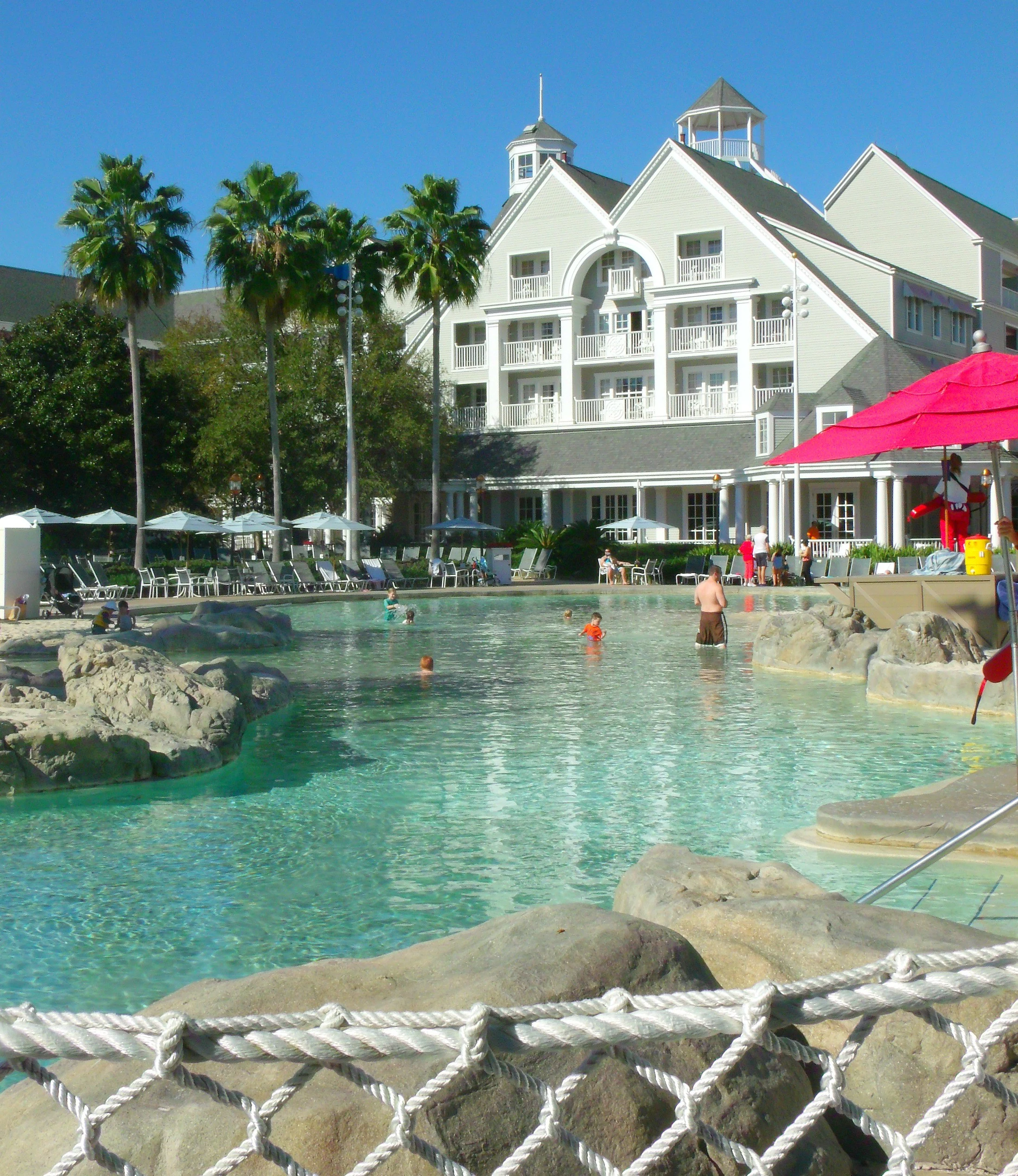pool area at disney beach club resort