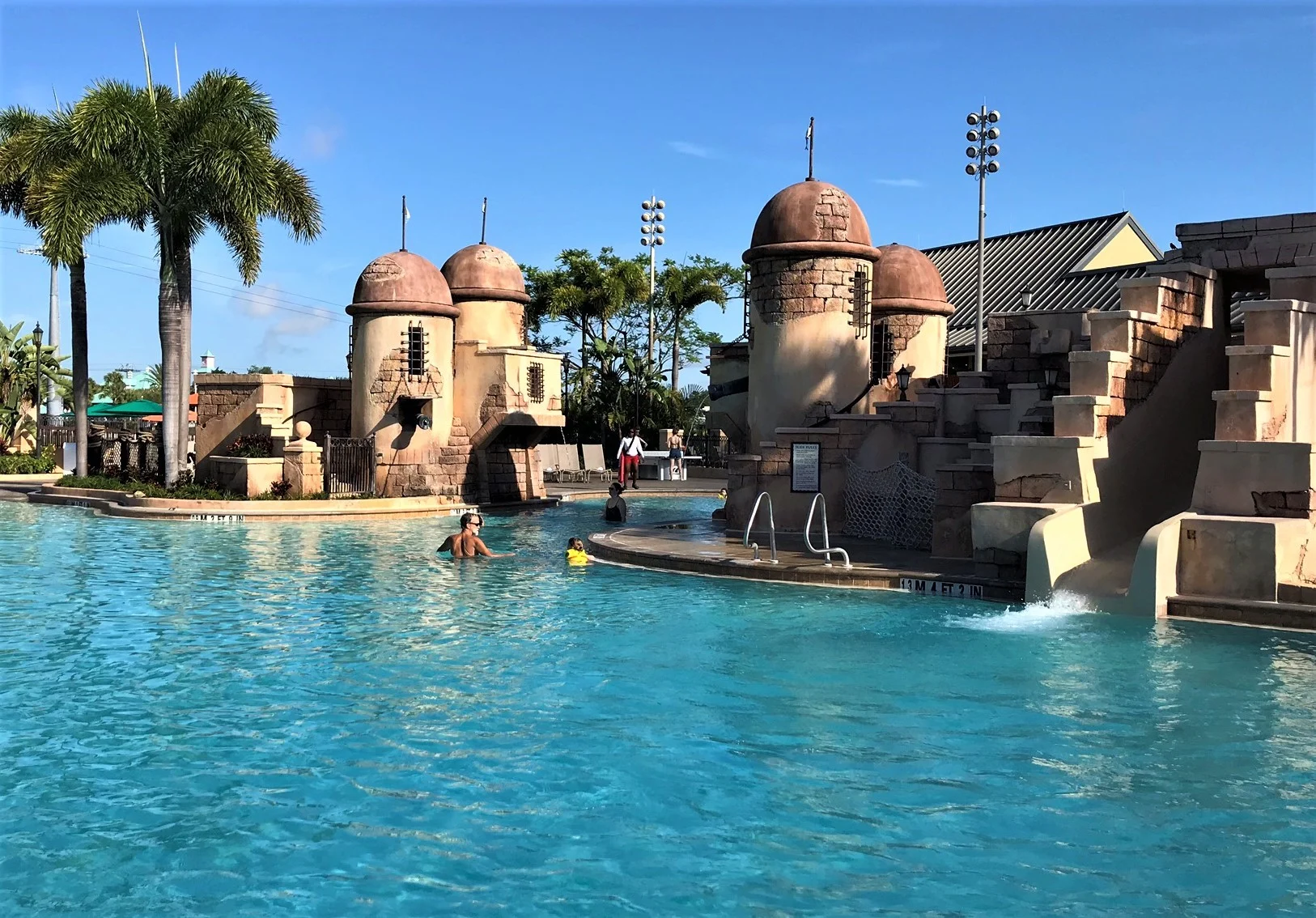 Disney's Caribbean beach resort pool complex