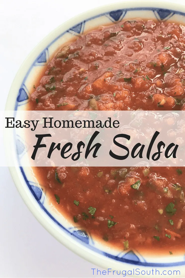 Easy Homemade Fresh Salsa