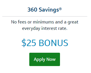 360 Savings promotion