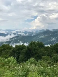 smoky mountains from a distance