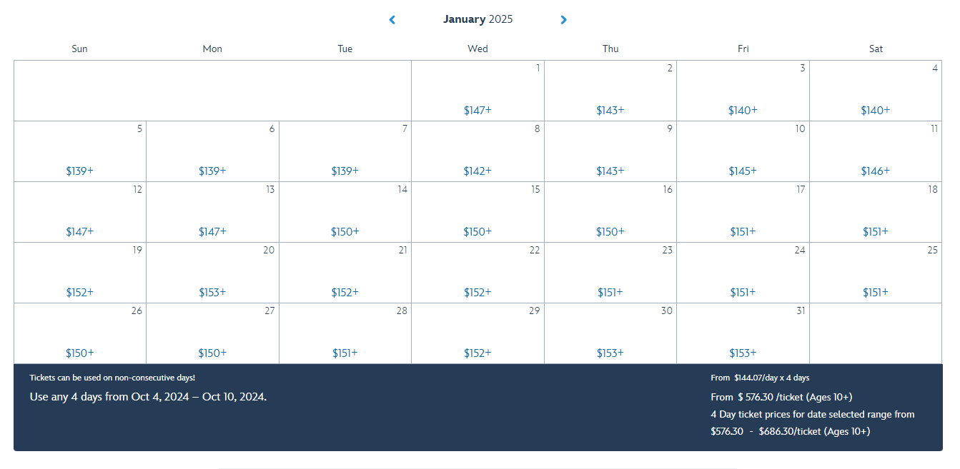 busiest times at disney world calendar