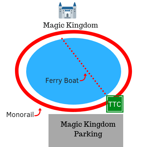 magic kingdom parking lot diagram