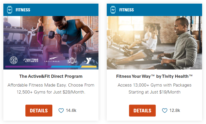 two different blue cross blue shield fitness programs