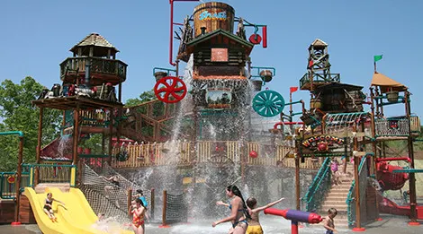 Kids playing at a water park - things to do in Pigeon Forge TN
