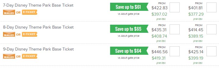 cheapest way to get disney tickets - undercover tourist 6 day ticket prices