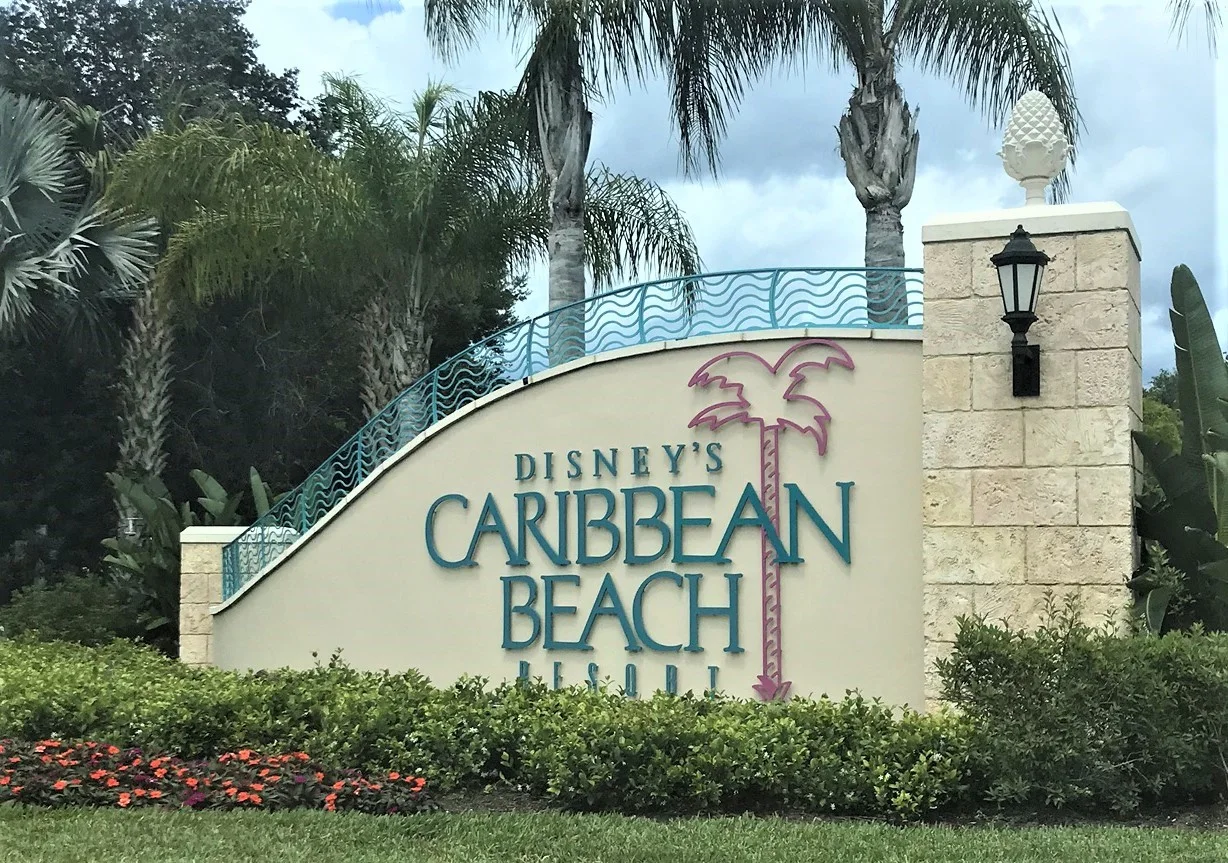 Disney's Caribbean Beach Resort Entrance Sign