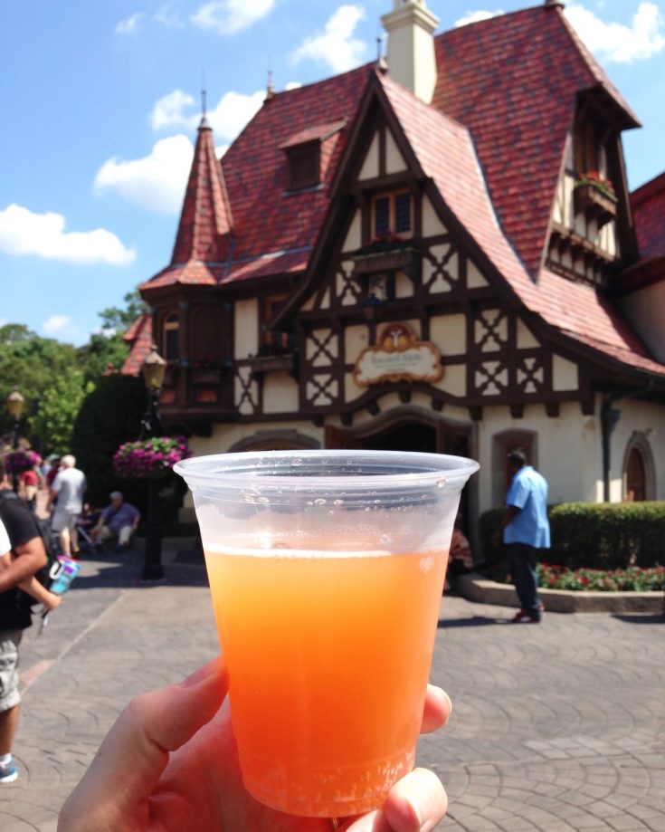 grapefruit beer in Epcot on the disney meal plan