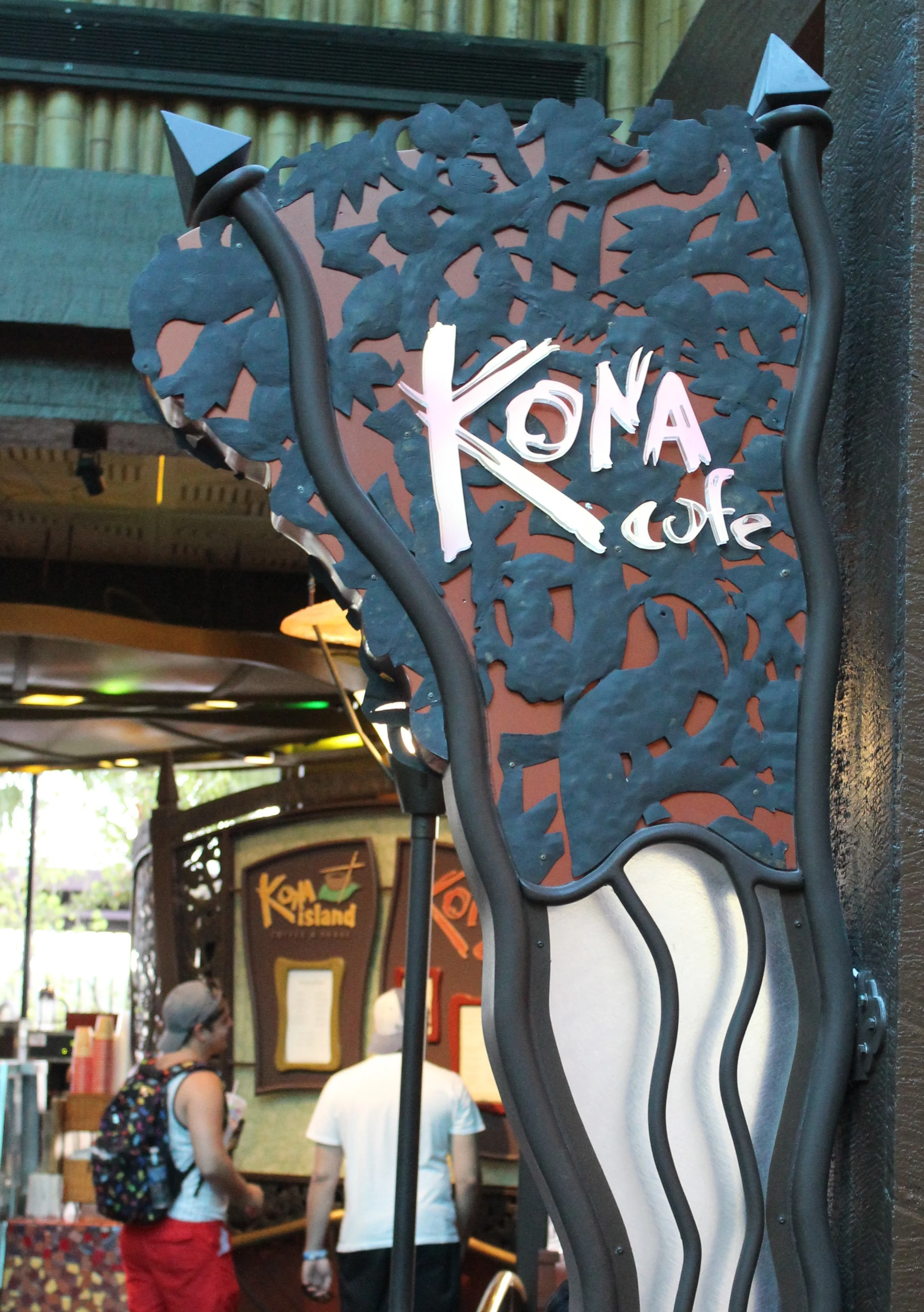 Kona Cafe sign