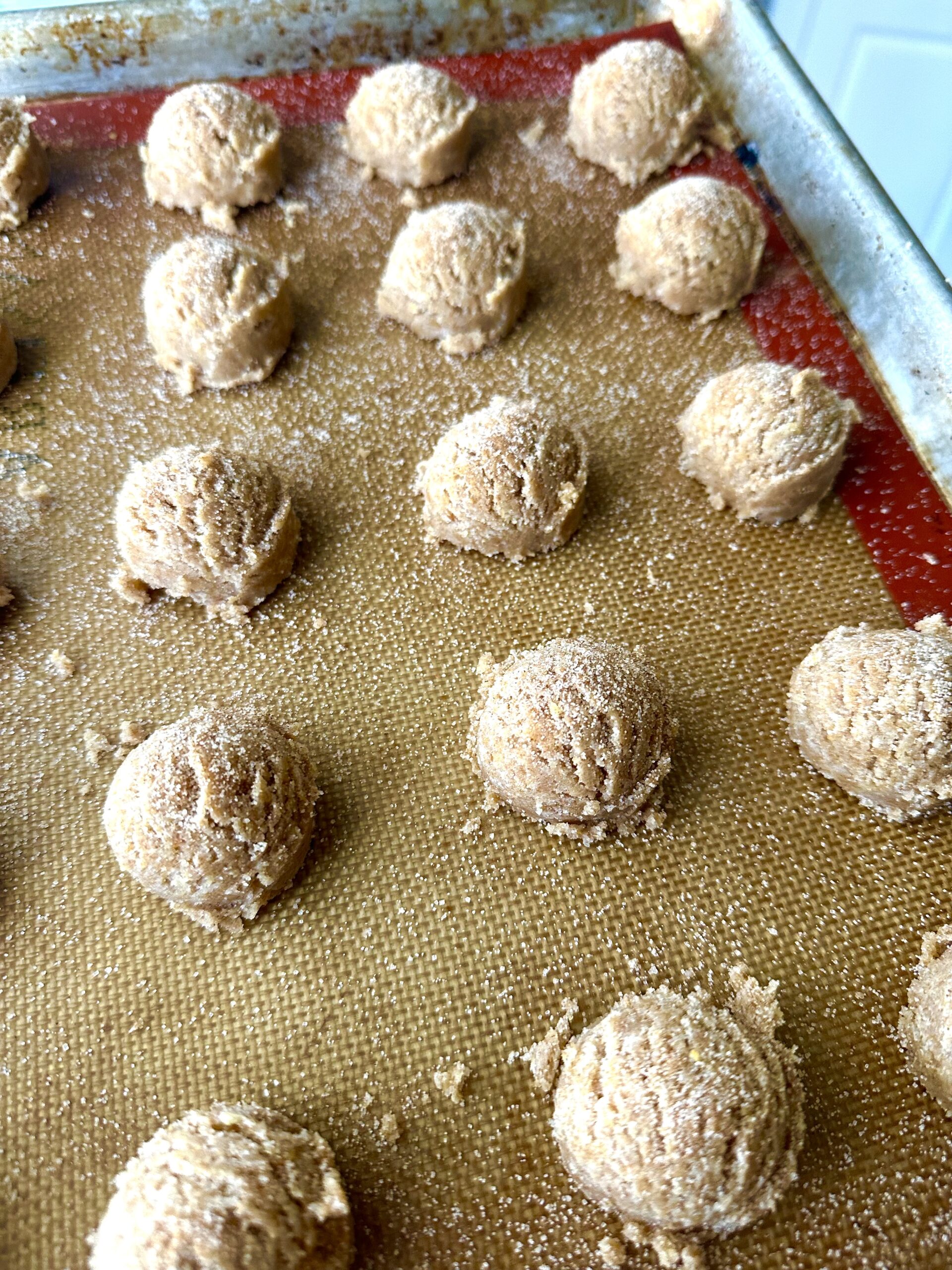 flax cookie recipe dough balls